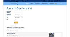 Desktop Screenshot of barrierefrei.amrum.de