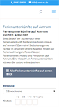 Mobile Screenshot of onlinebuchen.amrum.de